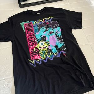 90s Color Way Monsters Inc T Shirt